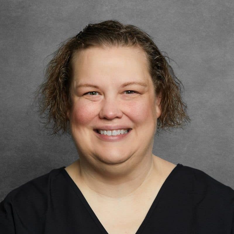 woman smiling